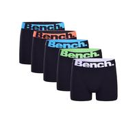 Bench Men’s 5 Pack Boxer - Mens Cotton Boxers & Boxer Shorts Multipack, Elastic Waistband Underwear for Men, Designer Mens Underpants & Trunks, Men’s Underwear Gift Set Black L