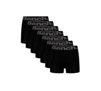 Bench Men’s 7 Pack Boxer Briefs Cotton Mens Boxers Multipack, Elastic Logo Waistband, Designer Boxer Shorts for Men, Comfortable Men’s Cotton Boxer Shorts & Trunks Gift Set Black XL