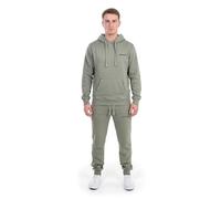 Bench Men’s Tracksuit 2 Piece Set - Fleece Pullover Hoodie & Jogger Sweatpants, Long Sleeve Sweatshirt with Kangaroo Pocket, Slim Fit Cuffed Joggers, Gym Running Activewear Outfit Sage M