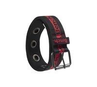 Bench Mens Belt Signature Classic Logo Branded Belts for Jeans Shorts Trousers Pants with Loops Red L