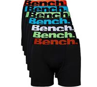 Bench Men's Boxer Shorts Multipack, 7 Pack, Black | Medium