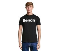 Bench Mens Cotton T-Shirt Short Sleeve Crew Neck Designer Logo Tee Casual Top Black (Spots) XL