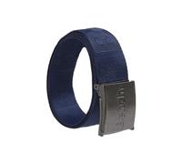 Bench Mens Designer Canvas Belt for Jeans Plain Colours with Clip Buckle Belts ideal for Jeans Trousers and Shorts Navy Blue L