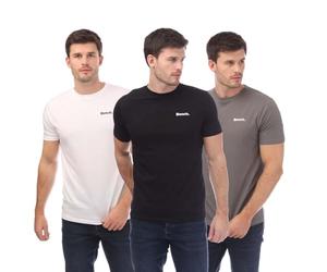 Bench Men's EKtor 3 Pack T-Shirt in Black