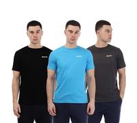Bench Mens Lirrik Logo T-Shirt (Pack of 3) GT5646
