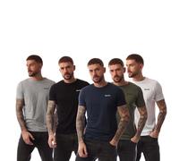 Bench Mens Oliver T-Shirt (Pack of 5) GT10280