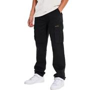 Bench Mens Sergei Multi Pocket Cotton Cargo Pants - Black - 32S
