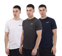 Bench Mens Somerset Logo T-Shirt (Pack of 3) / N/A N/A GT5817