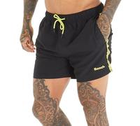 Bench Men's Stretch Swim Trunks with Lining - Long Beach Shorts for Swimming, Swimwear Costume Black XL