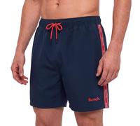Bench Men's Stretch Swim Trunks with Lining - Long Beach Shorts for Swimming, Swimwear Costume Navy L
