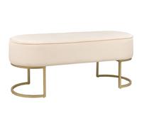 Bench MILRY Velvet Light Beige