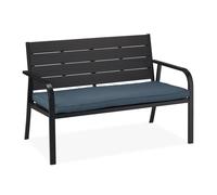 Relaxdays Garden bench with seat cover