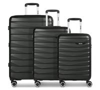 Bench Paris 4 wheels Suitcase set 3-piece Expandable black