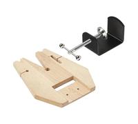 Bench Pin Clamp Jeweler Table Clamp, Adjustable V Groove Wooden Workbench for Jewelry Making, Filing, Punching, Craft Bench Tool Organizer- Style B