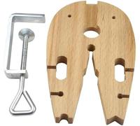 Bench Pin with C-Clamp Jewelry Making Tool Metalsmith Workbench for Sawing, Filing and Crafting