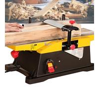 Bench Planer 1800W, 6-Inch Woodworking Tool, Adjustable Cutting Depth 0-3MM, Movable Lifting Blade Guard for Home Wood Cutting