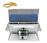 Bench Polishing Machine Adjustable Speed Dust Collection, Polish Metal, Wood, Jewelry, Workshop