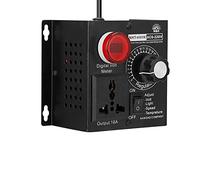 Bench Power Supply,DC Power Supply Variable AC 220V 4000W Compact Variable Voltage Controller Speed Temperature Light Adjuatable Dimmer Transformator 220v 12v