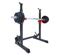 Bench Press Stand Squat Stands Heavy Duty Barbell Rack Tower Adjustable Dumbbell Rack Barbell Rack Foldable Multifunction Sturdy Durable