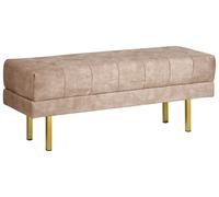 Bench ROSEVILLE Taupe Velvet