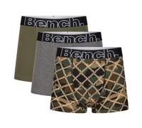 Bench Rusty 3Pk Men's Boxer Shorts Colour : Camo / Charcoal Marl / Khaki