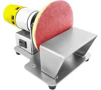 Bench Sander Machine, Mini Belt Sander, Electric Belt Grinder for Metal Grinding, Multifunctional DIY Polishing and Sharpening, Anti-Skid Pad Design