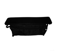 Bench Seat Cover for Inflatable Boats and Kayaks 420D Oxford Protective Layer Side Zipper Easy Installation Removable Large Pocket Two Sizes 85x22x3cm(Black 85cm)