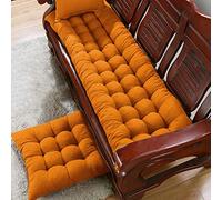 bench seat cushion 40x40cm Thickened cotton bench cushion with anti-slip design and securing straps on both sides. Suitable for recliners, benches, solid wood sofas, swing chairs, etc.