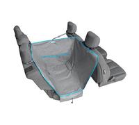 Kurgo Heather Half Hammock, Dog Car Seat Protector, Waterproof & Stain-Resistant, Secure Fit, Charcoal Grey
