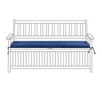 Bench Seat Pad Cushion SOVANA 148 x 45 cm Blue