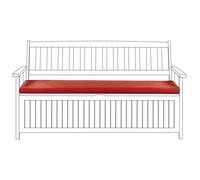 Bench Seat Pad Cushion SOVANA Dark Red