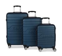 Bench Seattle 4 wheels Suitcase set 3-piece blue