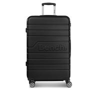 BENCH Hard Luggage Suitcase Set 3 Pieces | Travel Trolleys Robust ABS Material | for Men and Women | 4 Double Wheels & TSA Lock | Seattle Series, black, Koffer L (79 cm), Suitcase