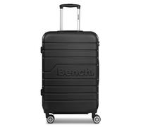 Bench Hard Luggage Suitcase Set 3 Pieces | Travel Trolleys Made of High-Quality Robust ABS Material | for Men and Women | 4 Double Wheels & TSA Lock | Seattle Series, black, Koffer M (69 cm), Suitcase
