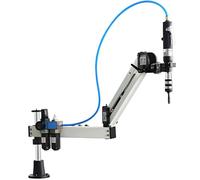 Bench Type Tapping Machine Dual-Function Drill & Tap | 400RPM Air Motor | Aluminum Alloy Arm | Universal Swing Arm | M3-M12 Pneumatic Threading Machine for Metal/Plastic/Wood