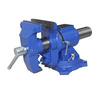 Bench Vice 5 inch Heavy Duty Multipurpose 360 Degree Swivel Base Workbench Table Clamp for Mechanics and Engineers