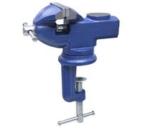 Bench Vice Cast Iron With Swivel Base Hardware Clamp Machine Jaw vidaXL
