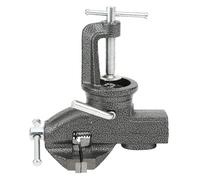 Bench Vise 80mm 360 Degree Rotating Table Clamp Heavy Duty Cast Iron Workshop Tool for Drilling Machines and Workbenches