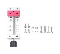 Bench Vise for CNC Drilling Machine Small Welding Table Engraving Tool Jaw Width 44mm or 65mm 12 M5 304 Stainless Steel Screws and Nuts Adjustable Compact for Manual Workstations Repair