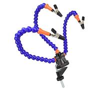 Bench Vise Table Clamp Soldering Station w/3Pc Flexible Arms Soldering Iron