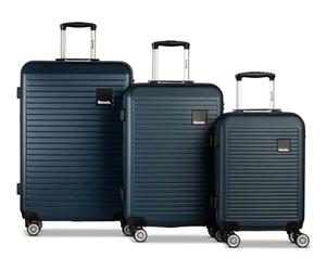 Bench. Voyage Trolley-Set S/M/L Navy Blue Dark Blue 55cm