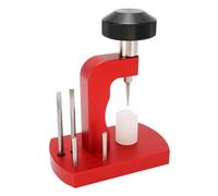 Bench Watch Case Back Opener 5700, Metal Base 12 Chucks, Ergonomic Handle, Stainless Steel, for Watchmake and Repair