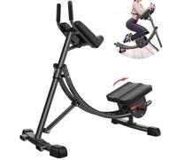 Bench workout AB Workout Machine,Household Foldable Abdominal Training Device, Roller Coaster For Practicing Abdominal Muscles, Unisex Sports Equipment (Color : Black, Size : 142 * 70 * 133 cm)