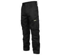 Bench Workwear Mens Black Toronto Cargo Trouser with Kneepad Pocket
