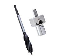 Benches Dog Hole Chamfer Reamer Tool Stainless Steel 19mm/20mm Holes 9mm Hexagon Shank Woodworking Shaping Trimmers Shank