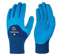 Benchmark 1 Pair Blue Thermal Work Gloves - Polyester Heavy Duty Gloves with Strong Grip and Flexible Knit Wrist (Large)