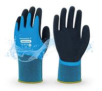 Benchmark 342 Waterproof Fully Coated Dual Latex Grip Work Glove, EN 388, UK CA Certified Work Safety Glove, Suitable For Gardening, Construction, DIY, Car Cleaning (Xtra Large)