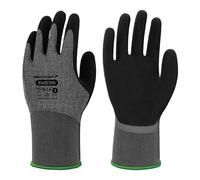 Benchmark 745 High Performance Cut Resistant Gloves, Comfort Fit, Extra Grip, Durable Foam Nitrile, Smart Touch, Machine Washable, Lightweight Work Gloves