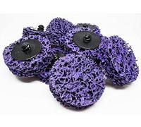 Benchmark Abrasives 2 Inch Sanding Discs Quick Change, Nylon, Male R-Type Backing - Drill & Die Grinder Sanding Disc Rust Remover for Metal Paint Stripper & Removal, Polishing - (10 Pack)