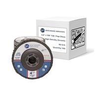 Benchmark Abrasives 4.5" x 7/8" Zirconia Type 29 Flap Discs, 60 Grit